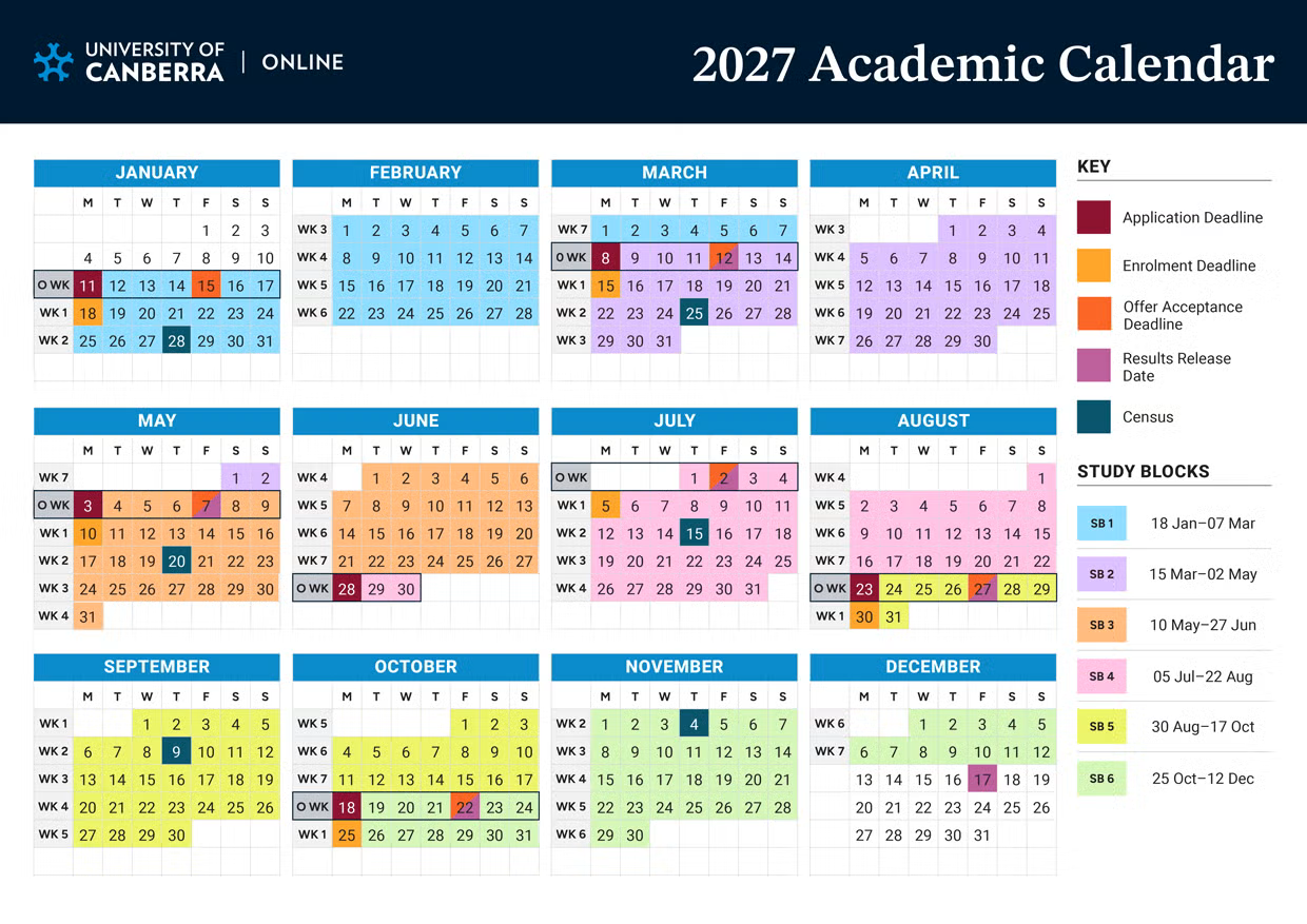 UC 2027 Academic Calendar