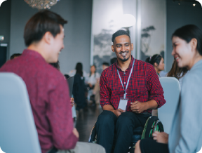 Colleagues in a meeting