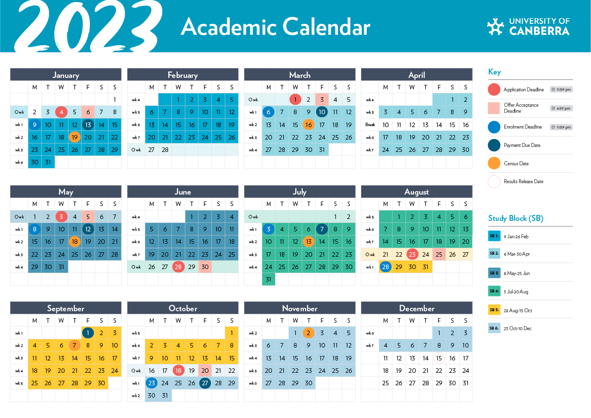 2023 UC academic calendar