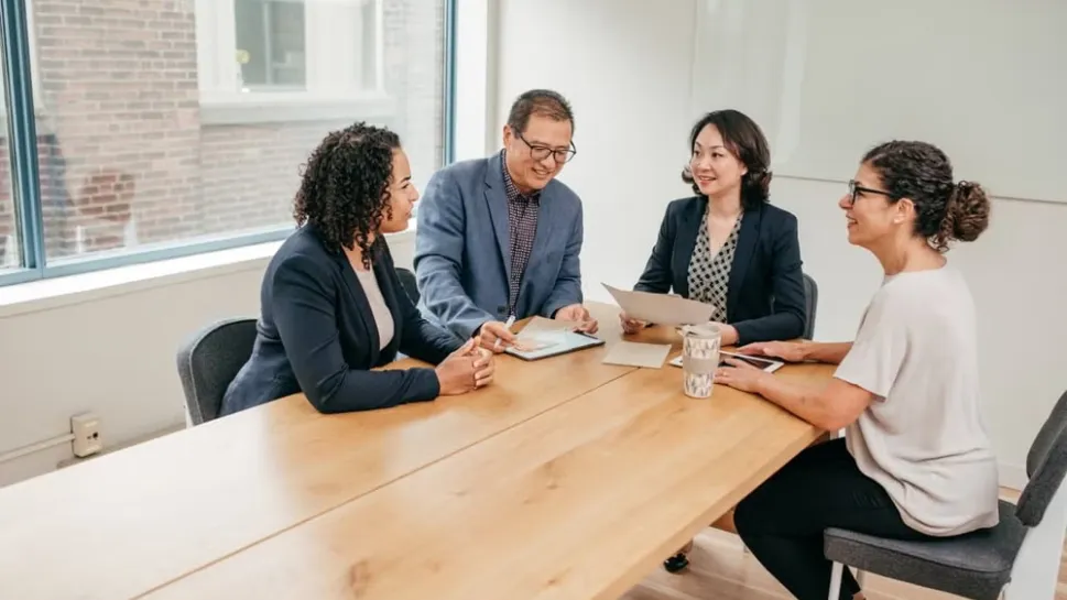 A lawyer reviews legal documents related to practising law in Australia.